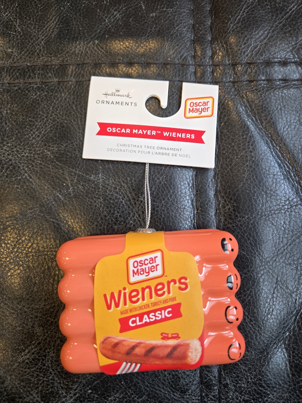 Hallmark Orange Oscar Mayer Wieners Classic Ornament